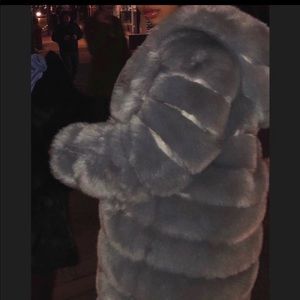 Mink fur coat